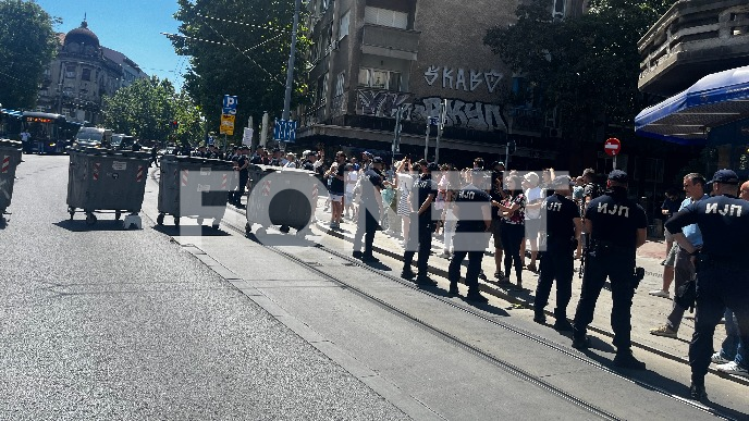 Blokada kod Prve beogradske